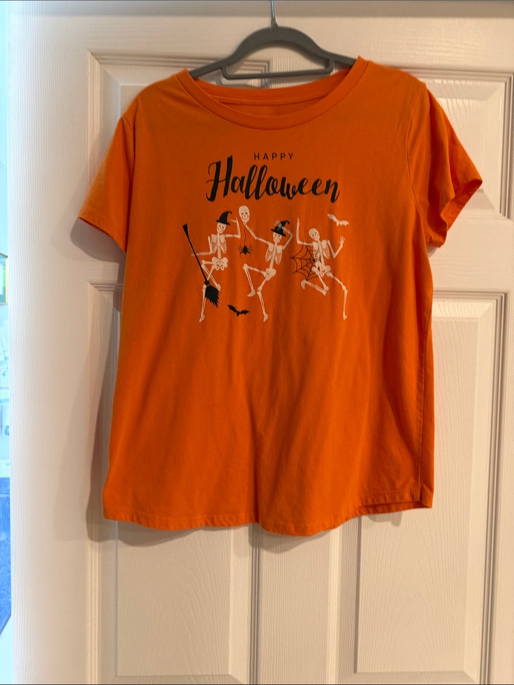 Halloween Orange Woman’s-T Shirt Costume Top Sz 1x